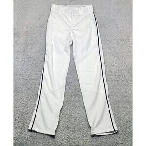 Alleson Athletic Men's Baseball Pants White Navy Blue Striped Size M Medium